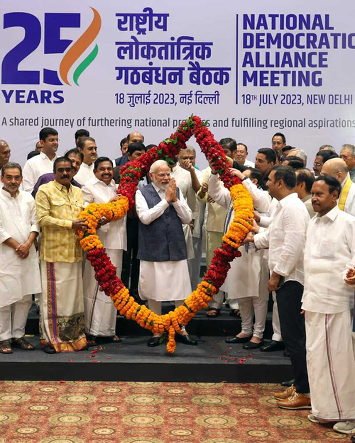 प्रधानमंत्री मोदी एनडीए सांसदों से करेंगे मुलाकात- सांसदों के बनाए गए 10 ग्रुप